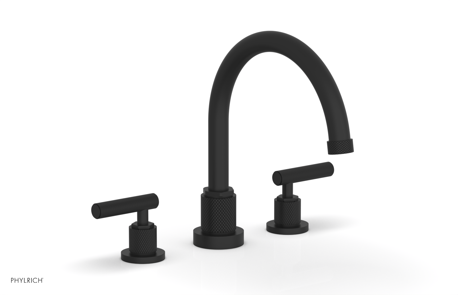 DUSTRIE - Deck Tub Set - Lever Handles - Knurled 371-41