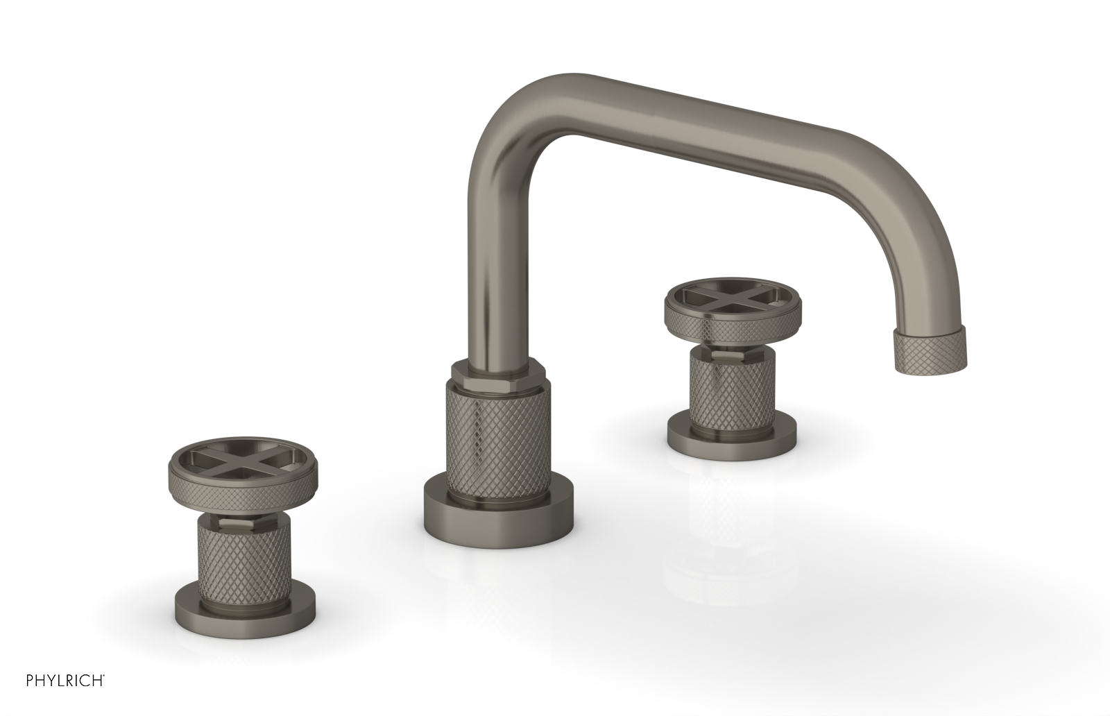DUSTRIE - Deck Tub Set - Cross Handles - Knurled 371-42