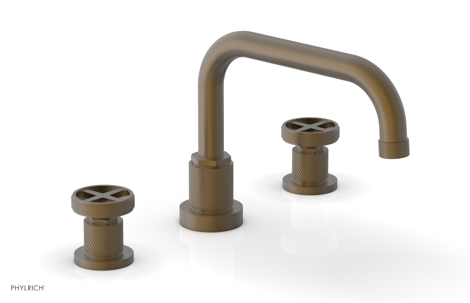 DUSTRIE - Deck Tub Set - Cross Handles - Knurled 371-42