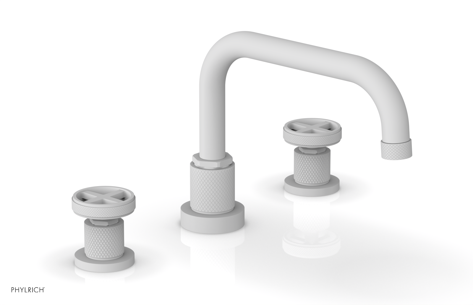 DUSTRIE - Deck Tub Set - Cross Handles - Knurled 371-42