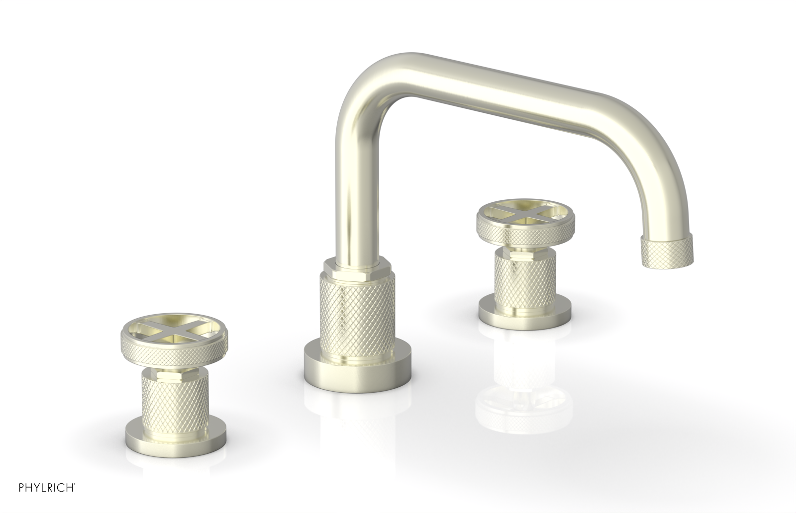 DUSTRIE - Deck Tub Set - Cross Handles - Knurled 371-42