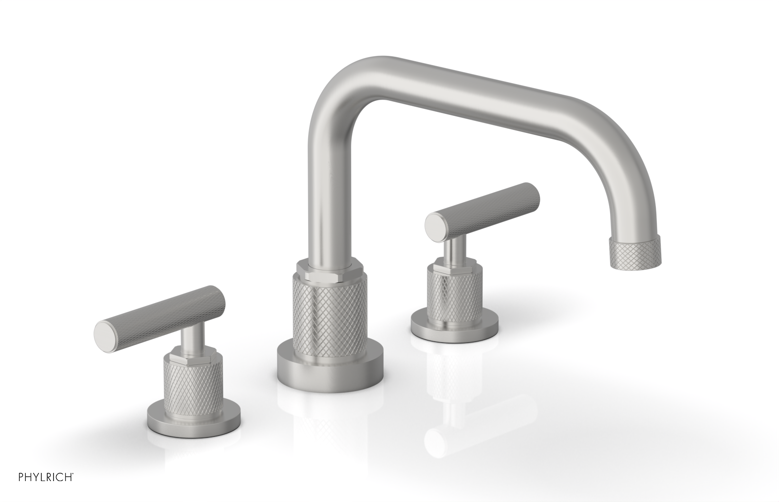 DUSTRIE - Deck Tub Set - Lever Handles - Knurled 371-43