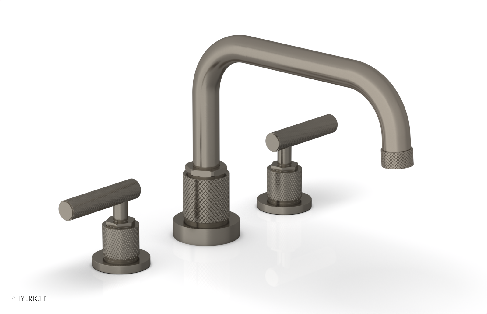 DUSTRIE - Deck Tub Set - Lever Handles - Knurled 371-43