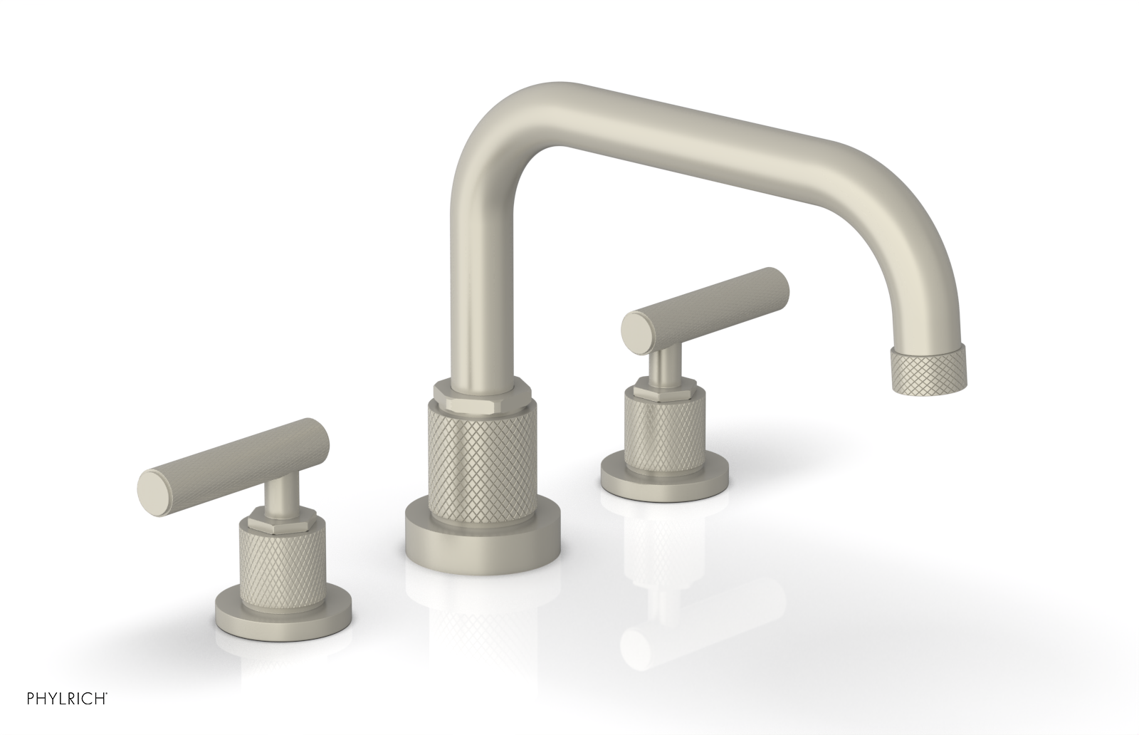 DUSTRIE - Deck Tub Set - Lever Handles - Knurled 371-43