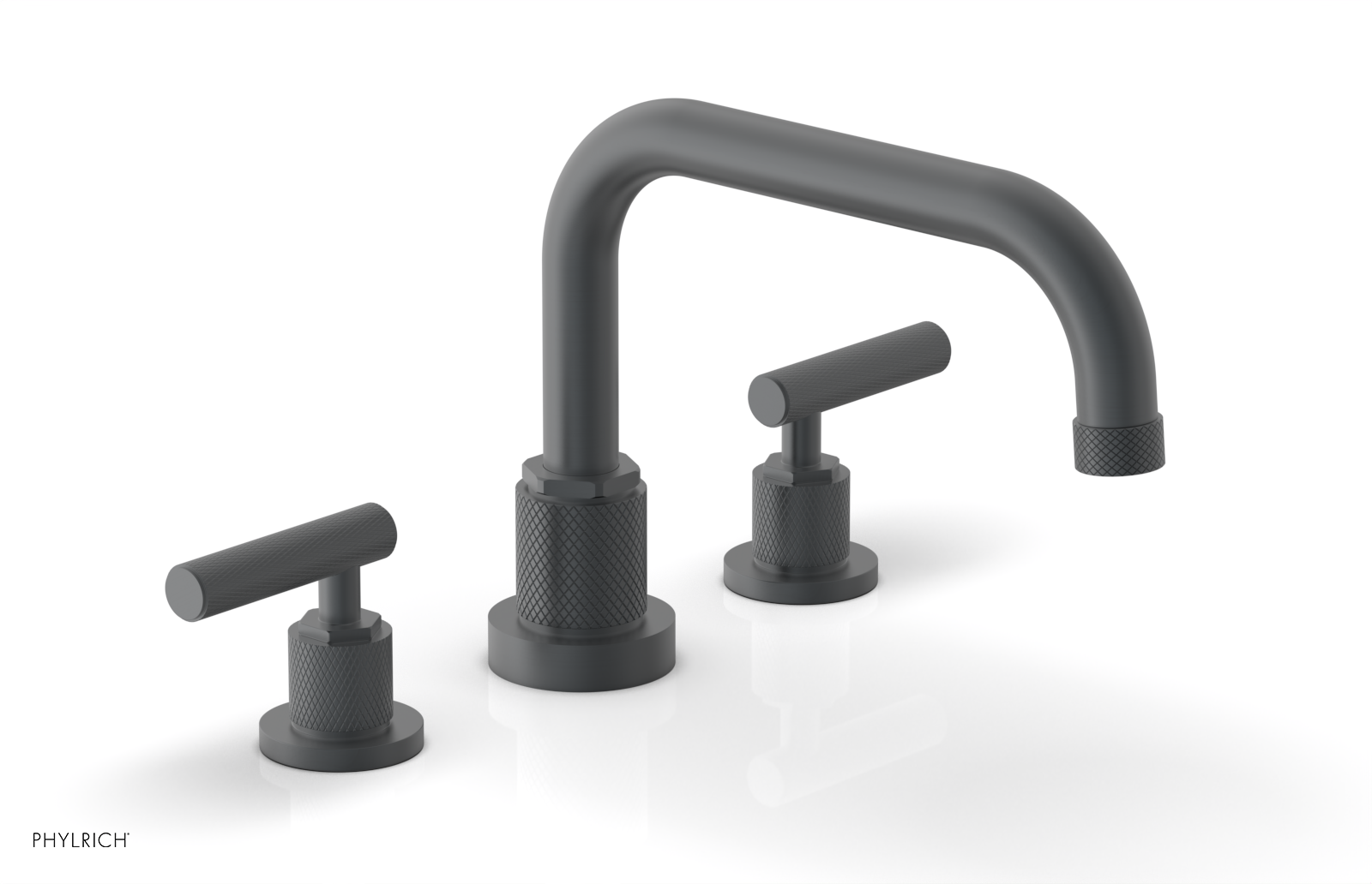 DUSTRIE - Deck Tub Set - Lever Handles - Knurled 371-43