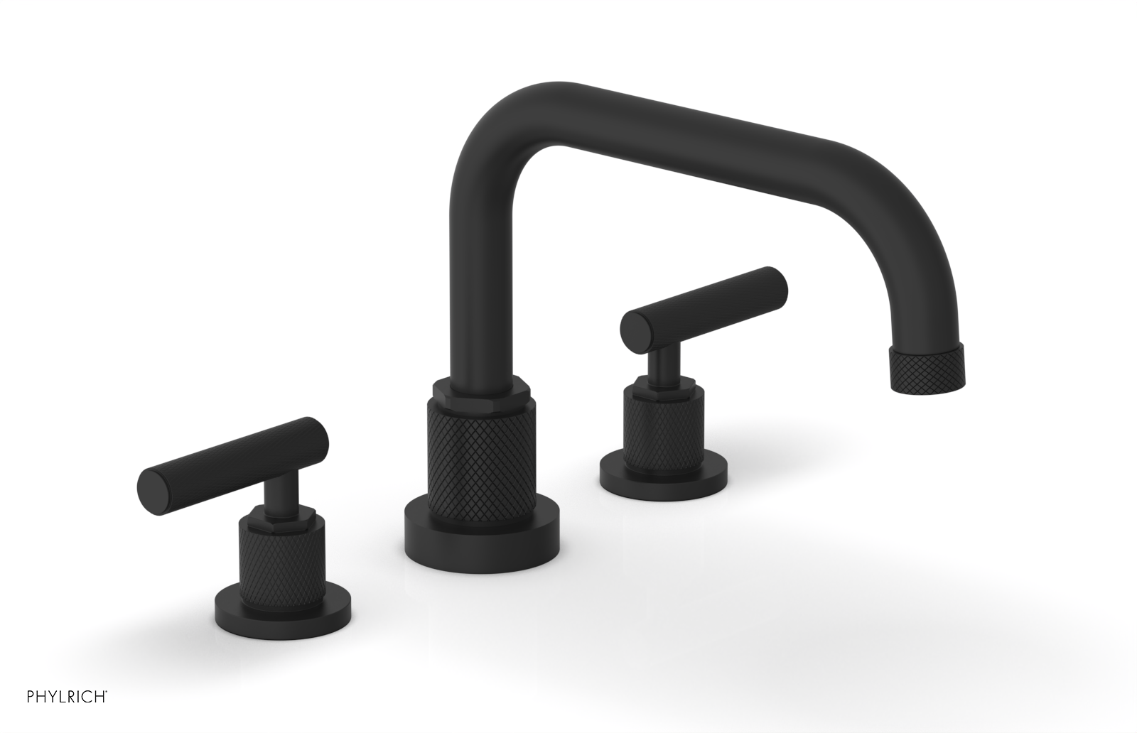 DUSTRIE - Deck Tub Set - Lever Handles - Knurled 371-43