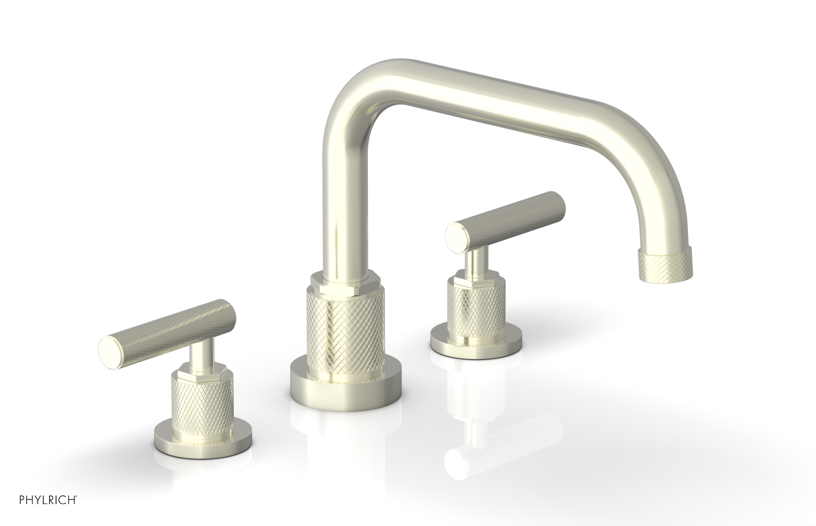 DUSTRIE - Deck Tub Set - Lever Handles - Knurled 371-43