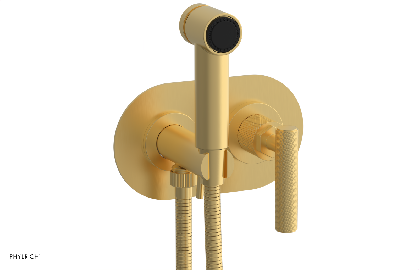 DUSTRIE - Wall Mounted Bidet - Lever Handle - Knurled 371-63