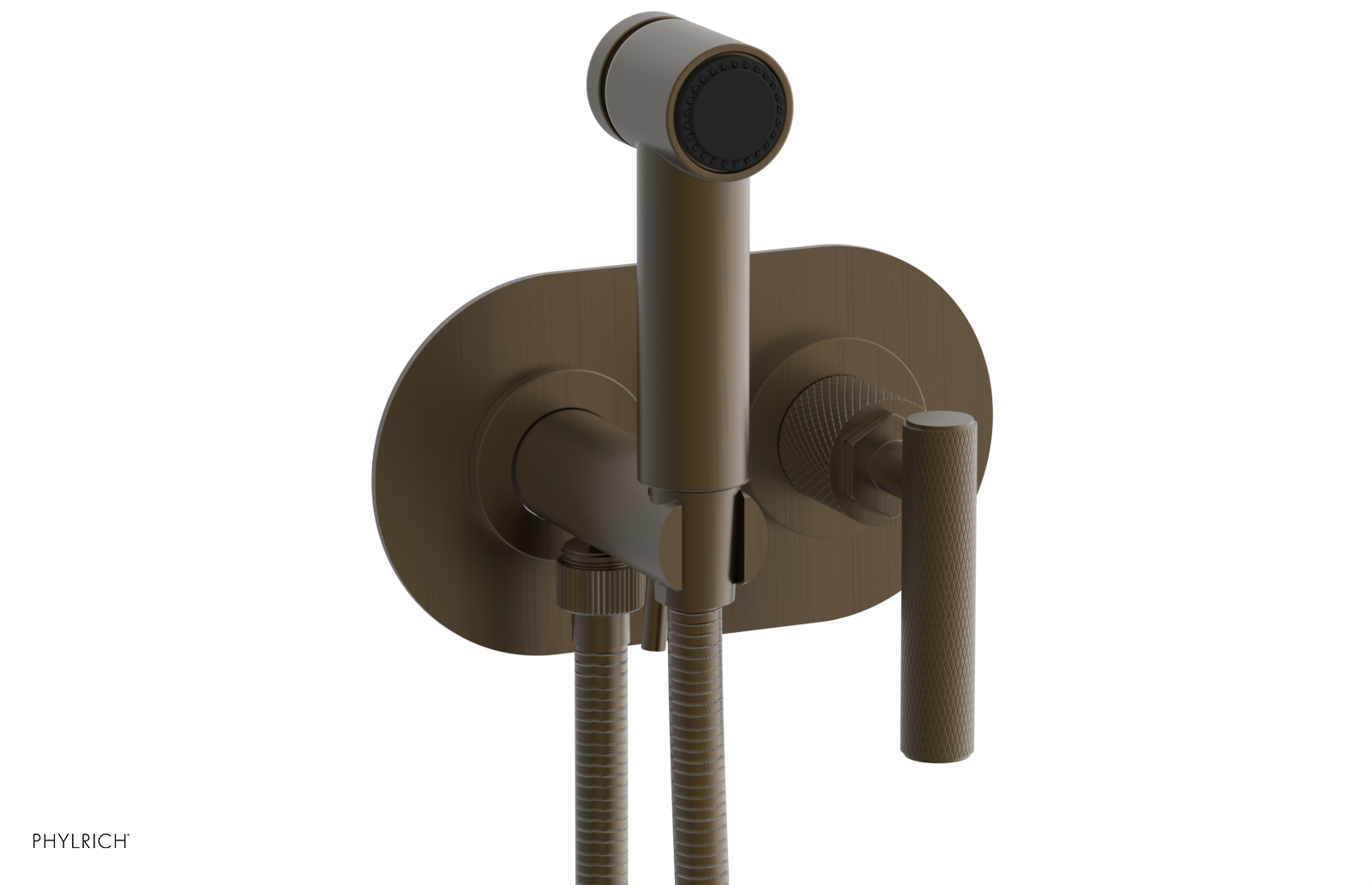 DUSTRIE - Wall Mounted Bidet - Lever Handle - Knurled 371-63