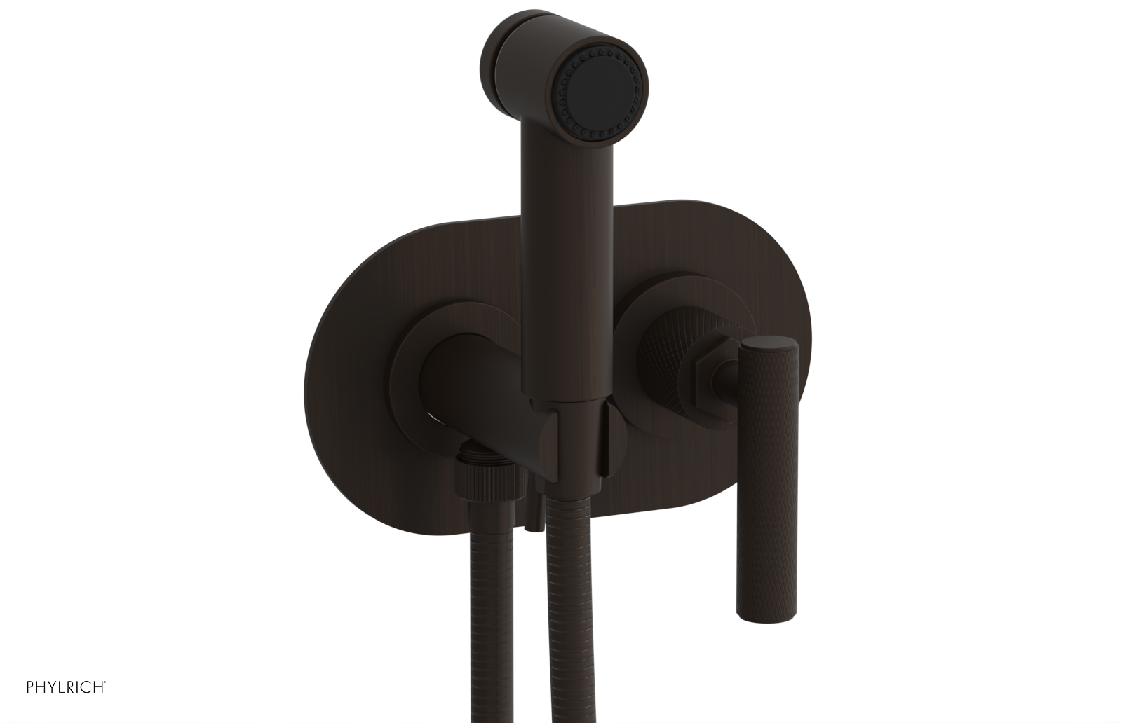 DUSTRIE - Wall Mounted Bidet - Lever Handle - Knurled 371-63