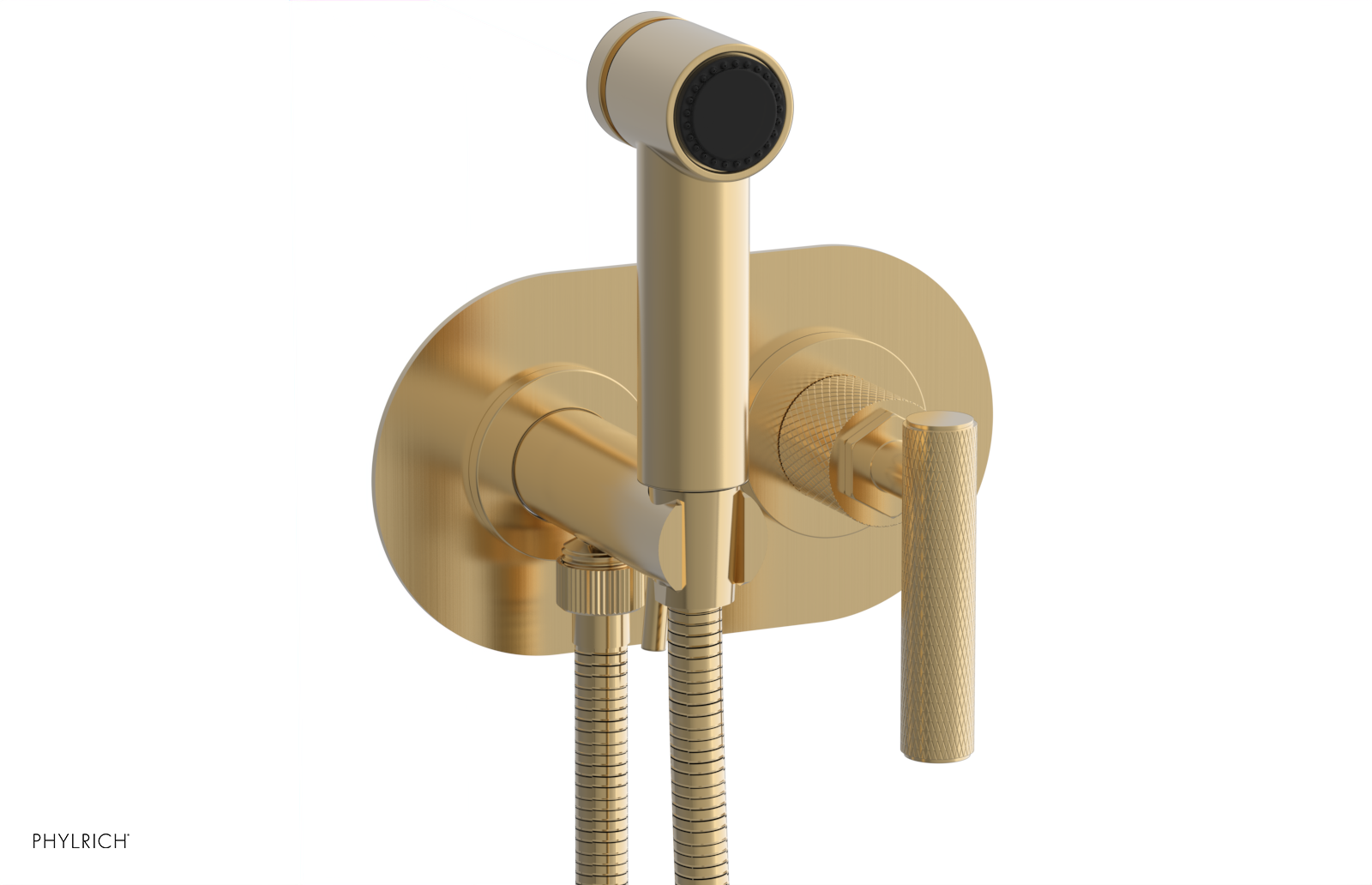 DUSTRIE - Wall Mounted Bidet - Lever Handle - Knurled 371-63