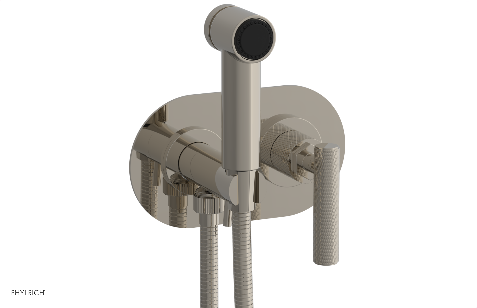 DUSTRIE - Wall Mounted Bidet - Lever Handle - Knurled 371-63