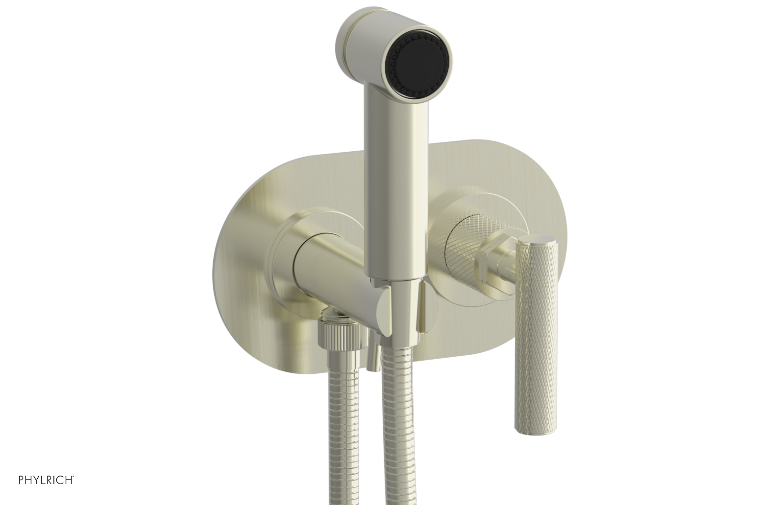 DUSTRIE - Wall Mounted Bidet - Lever Handle - Knurled 371-63