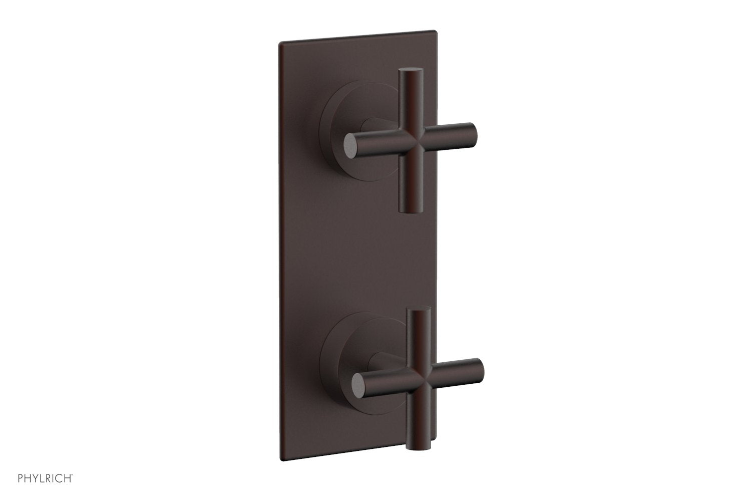 TRANSITION - 1/2" Thermostatic Valve with Volume Control or Diverter, Cross Handles 4-012