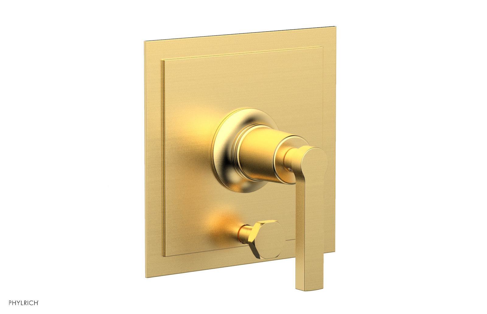 HEX MODERN Pressure Balance Shower Plate with Diverter and Handle Trim Set 4-102