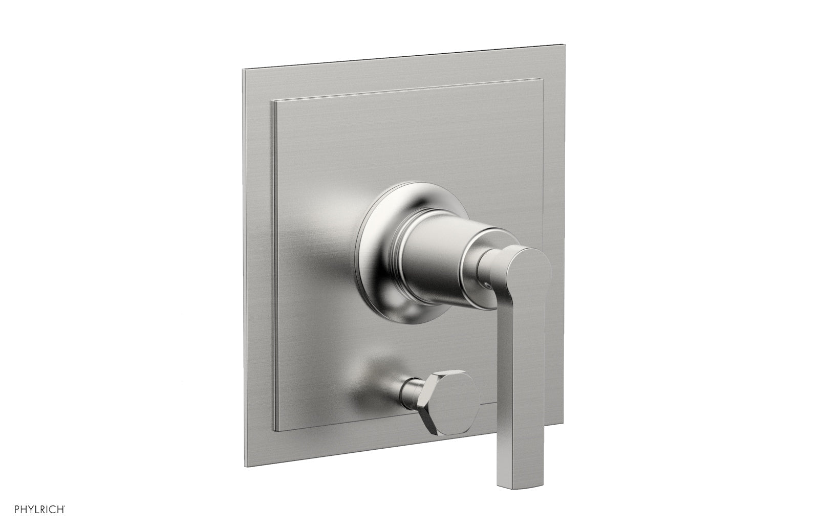 HEX MODERN Pressure Balance Shower Plate with Diverter and Handle Trim Set 4-102