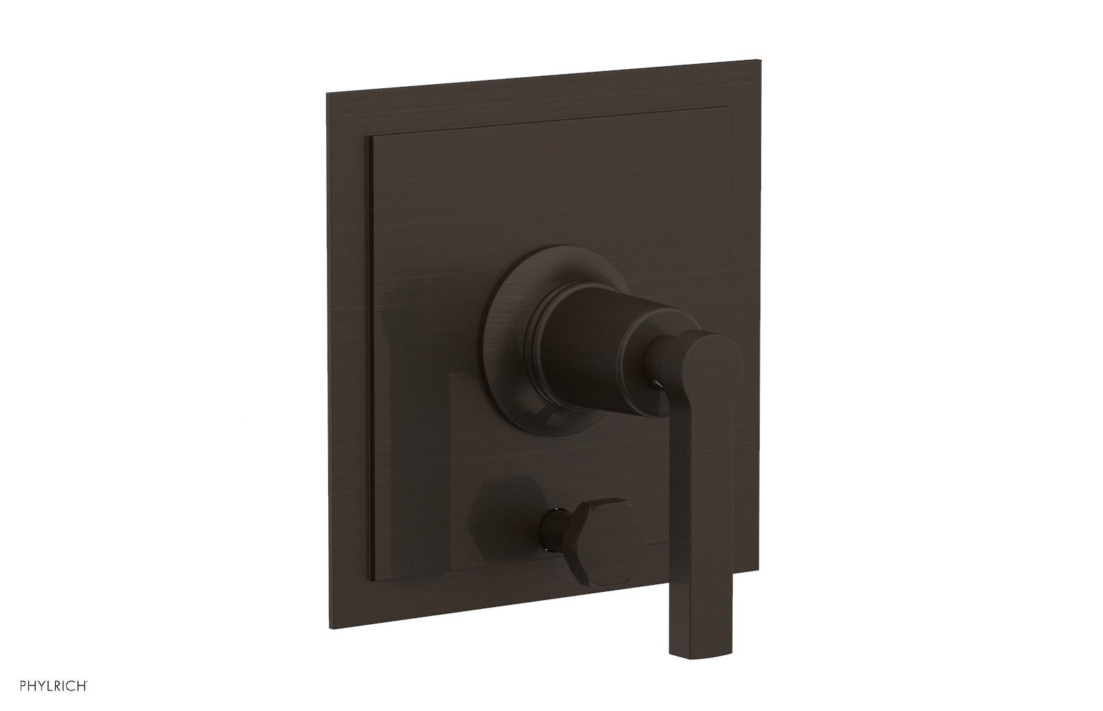 HEX MODERN Pressure Balance Shower Plate with Diverter and Handle Trim Set 4-102