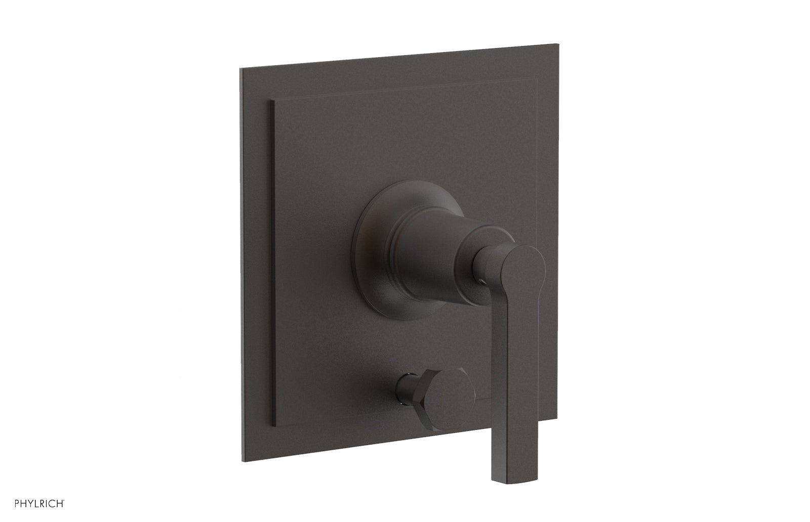 HEX MODERN Pressure Balance Shower Plate with Diverter and Handle Trim Set 4-102