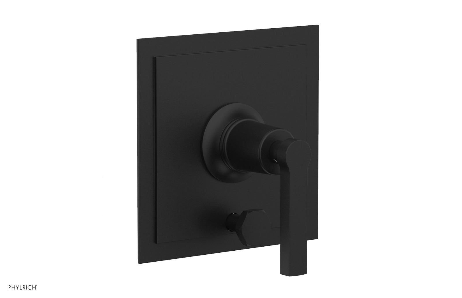 HEX MODERN Pressure Balance Shower Plate with Diverter and Handle Trim Set 4-102