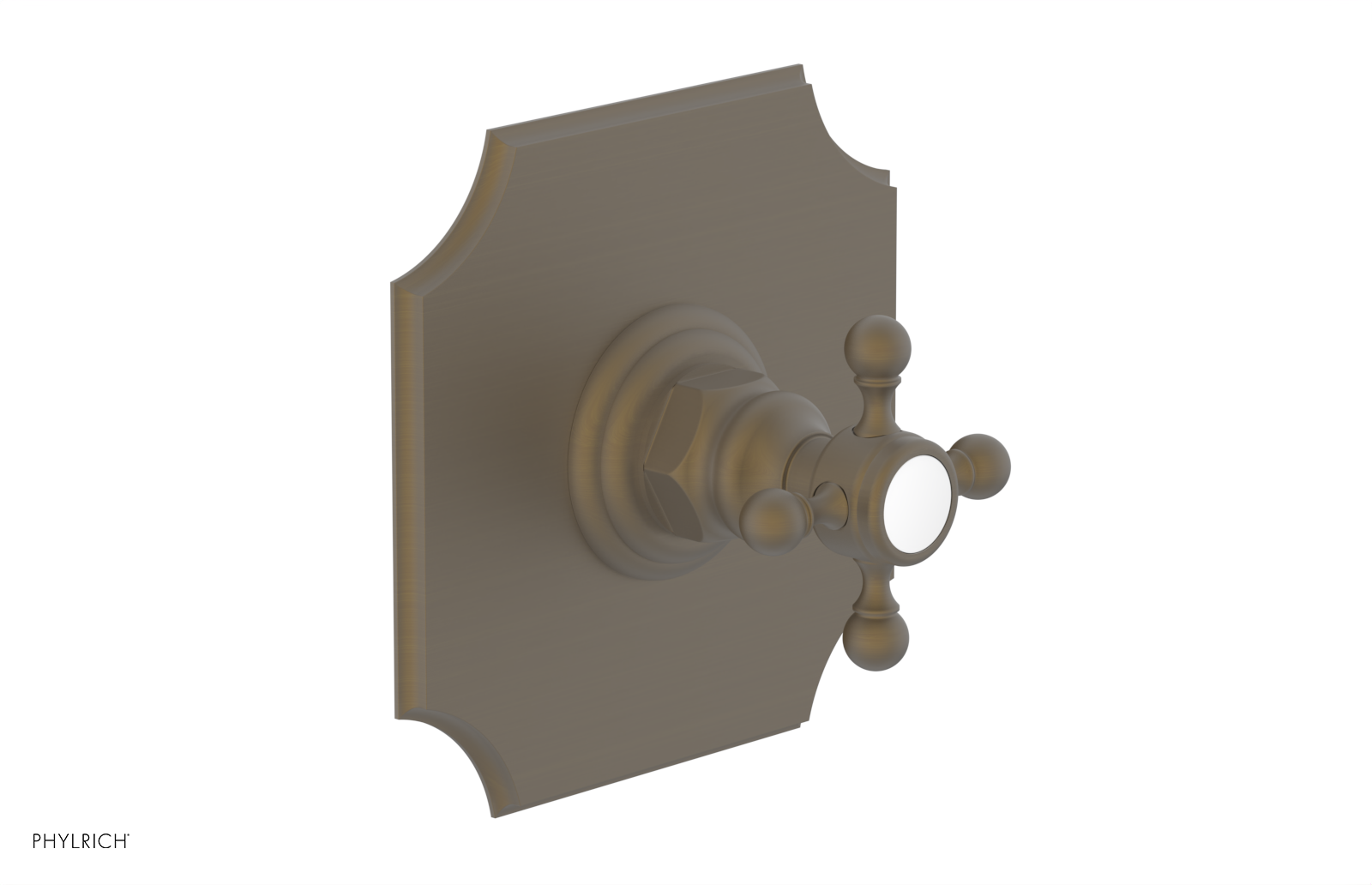 HENRI 1/2" Mini Thermostatic Shower Trim with Cross Handle 4-157