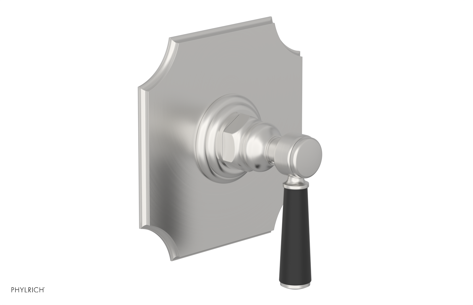 HENRI 1/2" Mini Thermostatic Shower Trim - Satin Black Handle 4-158