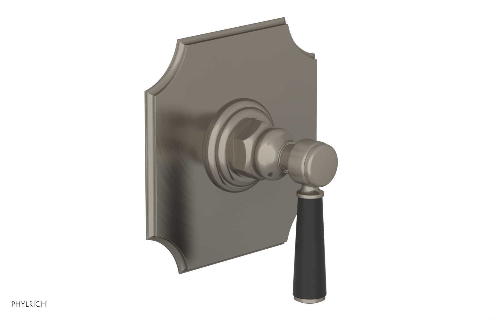 HENRI 1/2" Mini Thermostatic Shower Trim - Satin Black Handle 4-158