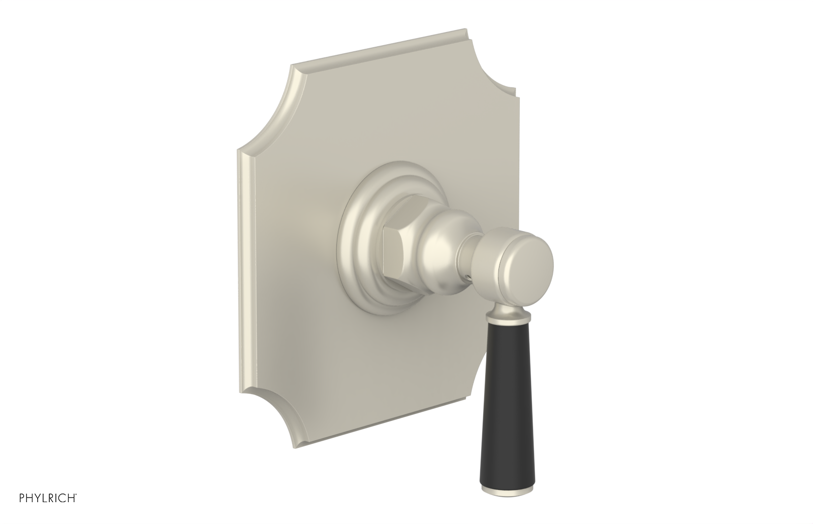 HENRI 1/2" Mini Thermostatic Shower Trim - Satin Black Handle 4-158