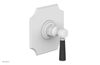 HENRI 1/2" Mini Thermostatic Shower Trim - Satin Black Handle 4-158