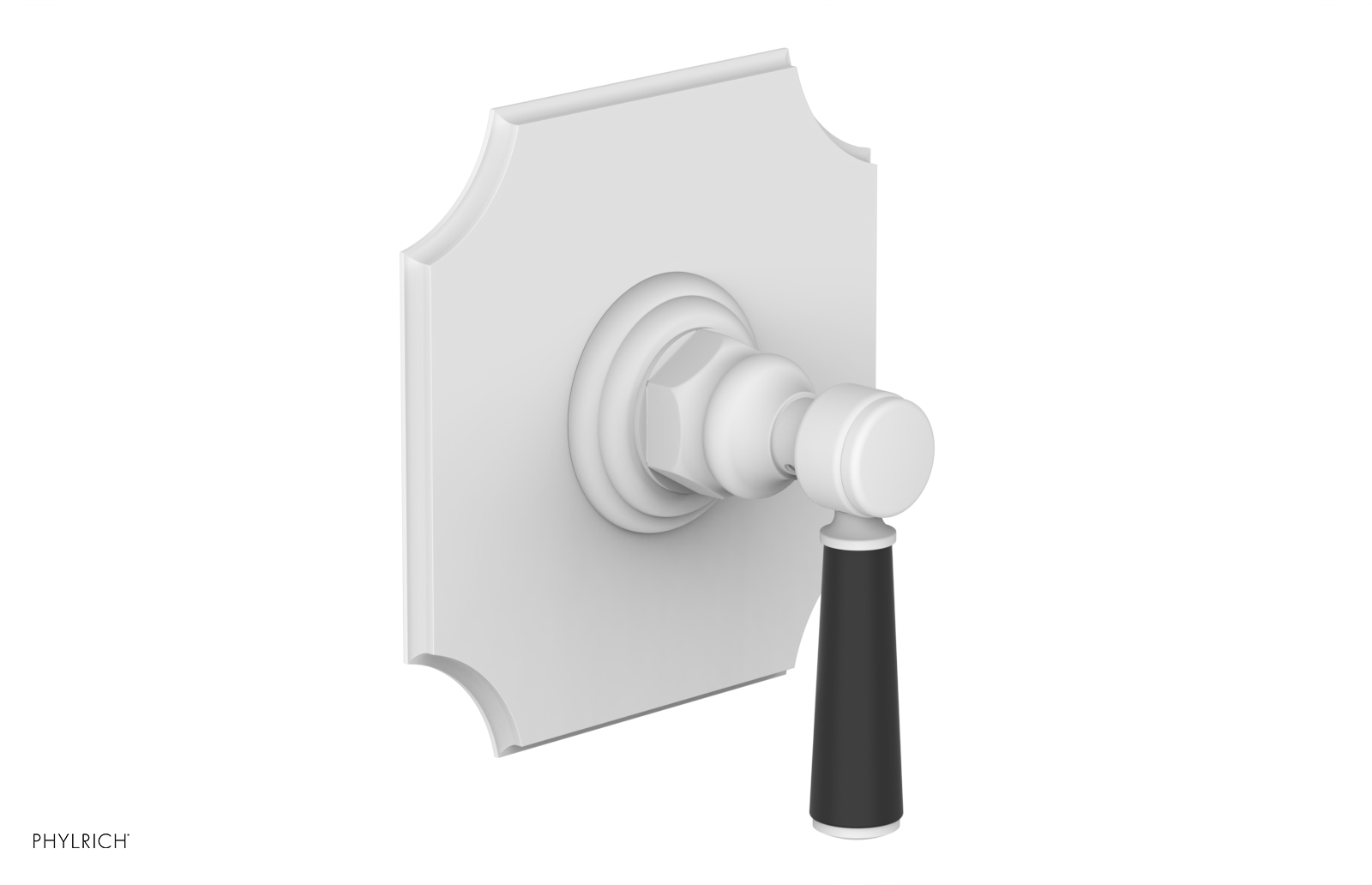 HENRI 1/2" Mini Thermostatic Shower Trim - Satin Black Handle 4-158