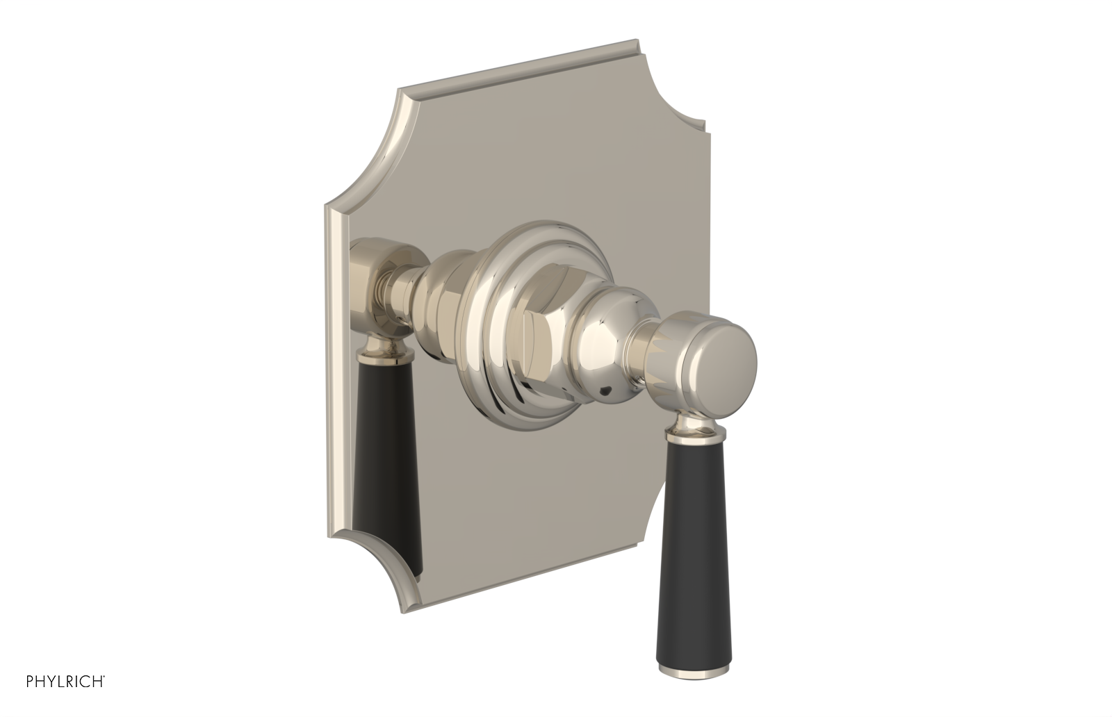 HENRI 1/2" Mini Thermostatic Shower Trim - Satin Black Handle 4-158