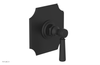 HENRI 1/2" Mini Thermostatic Shower Trim - Satin Black Handle 4-158