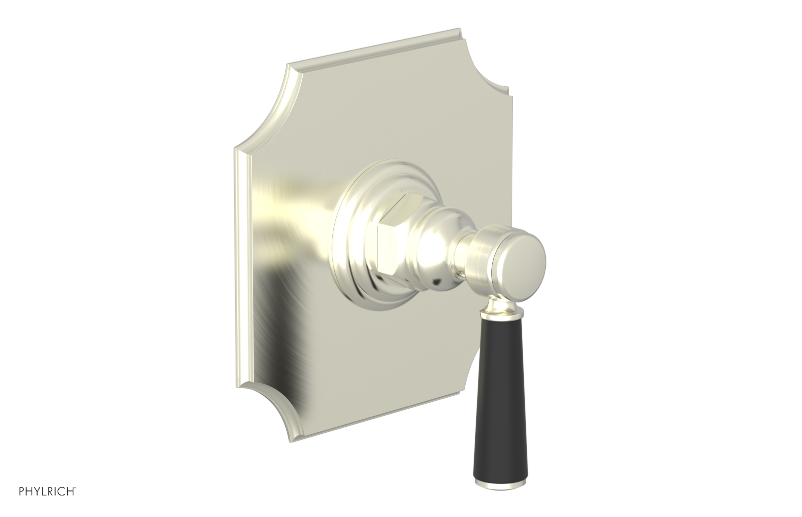 HENRI 1/2" Mini Thermostatic Shower Trim - Satin Black Handle 4-158