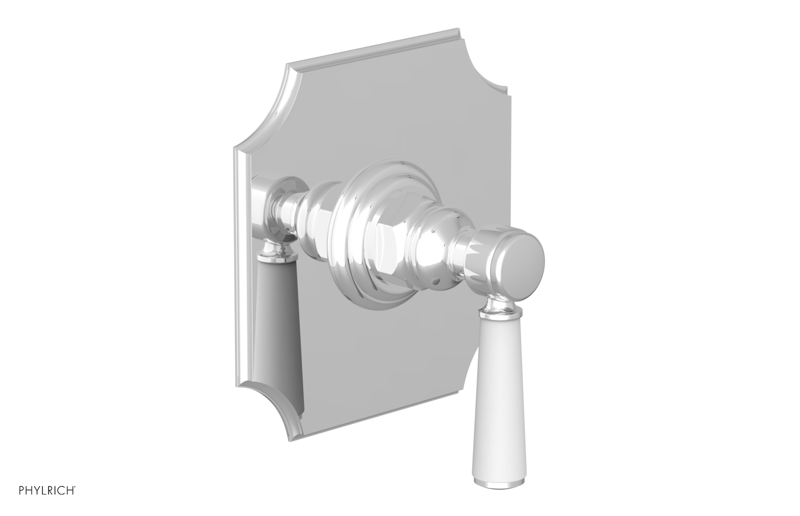 HENRI 1/2" Mini Thermostatic Shower Trim - Satin White Handle 4-158