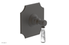 HENRI 1/2" Mini Thermostatic Shower Trim - White Marble Handle 4-159