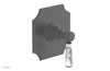 HENRI 1/2" Mini Thermostatic Shower Trim - White Marble Handle 4-159