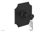 HENRI 1/2" Mini Thermostatic Shower Trim - White Marble Handle 4-159