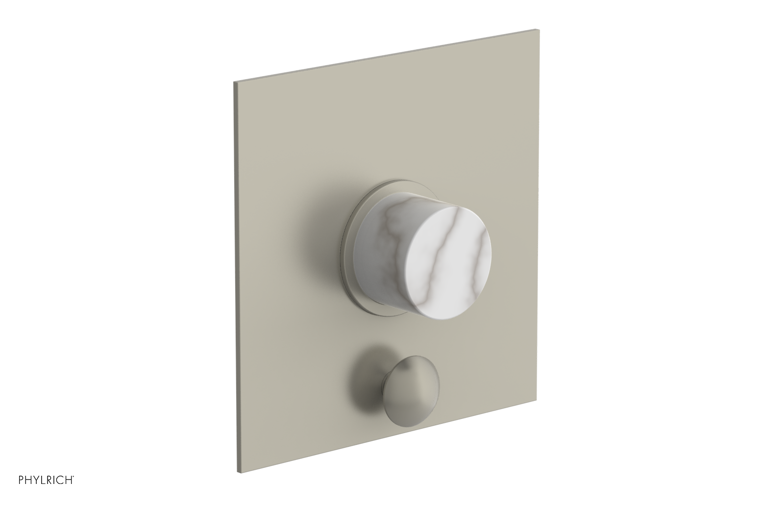 BASIC II Pressure Balance Shower Plate with Diverter and Handle Trim Set 4-202