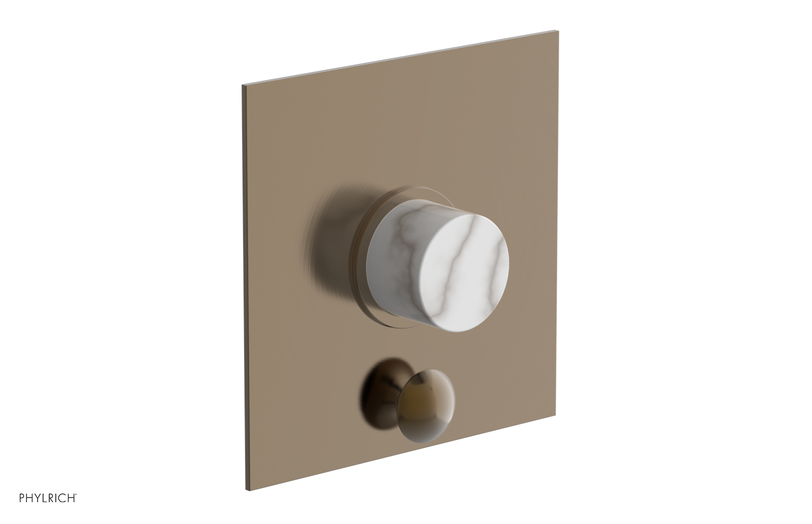 BASIC II Pressure Balance Shower Plate with Diverter and Handle Trim Set 4-202