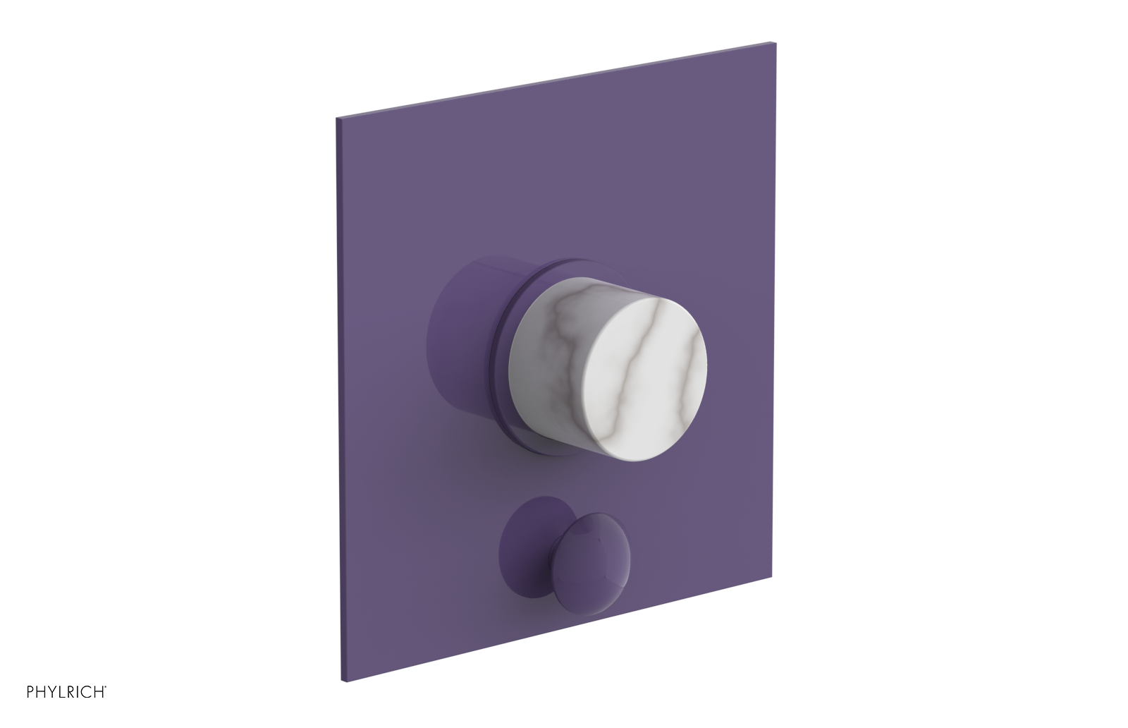 BASIC II Pressure Balance Shower Plate with Diverter and Handle Trim Set 4-202