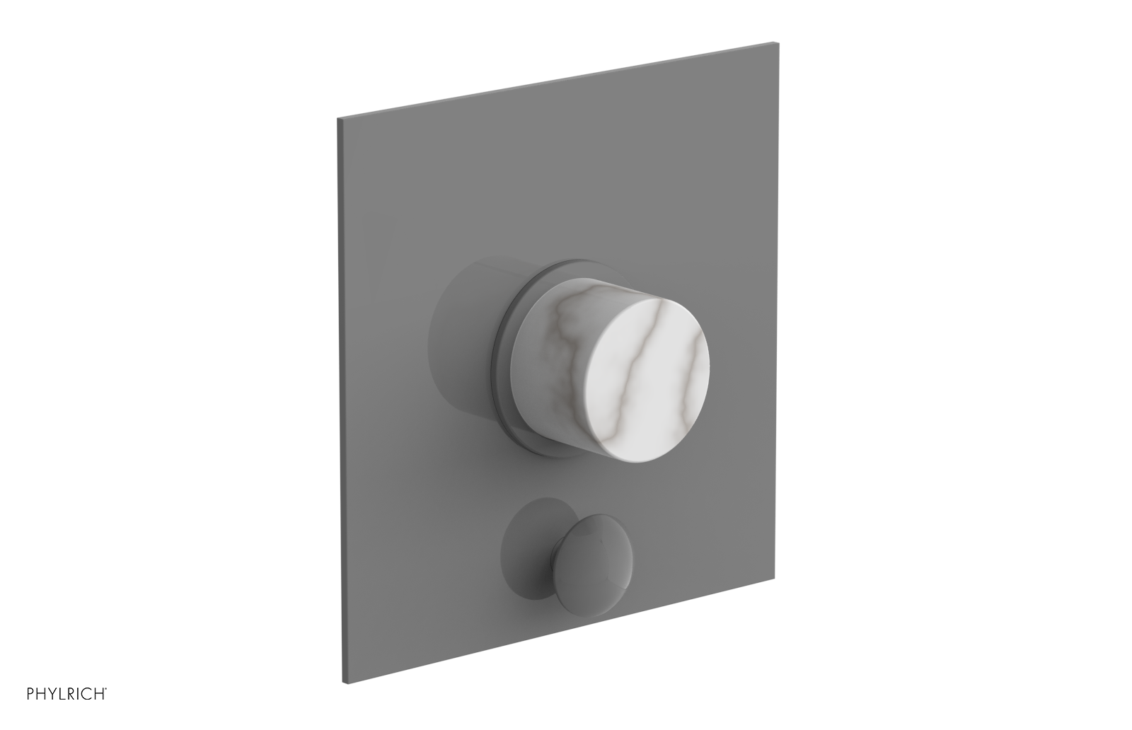 BASIC II Pressure Balance Shower Plate with Diverter and Handle Trim Set 4-202