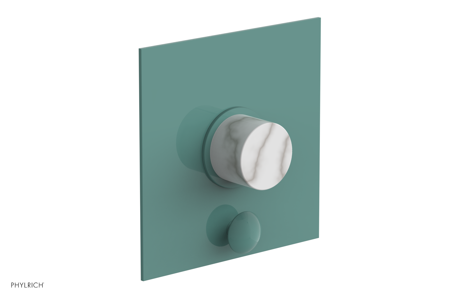 BASIC II Pressure Balance Shower Plate with Diverter and Handle Trim Set 4-202