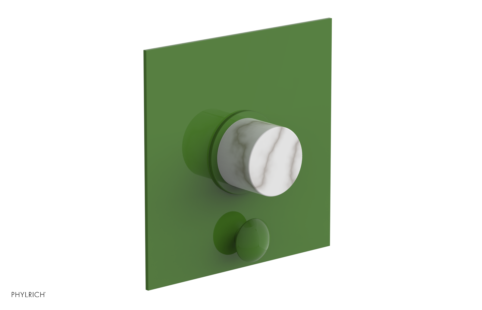 BASIC II Pressure Balance Shower Plate with Diverter and Handle Trim Set 4-202