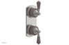 VERSAILLES 1/2" Mini Thermostatic Valve with Volume Control or Diverter - Pink Onyx Lever Handles 4-459G