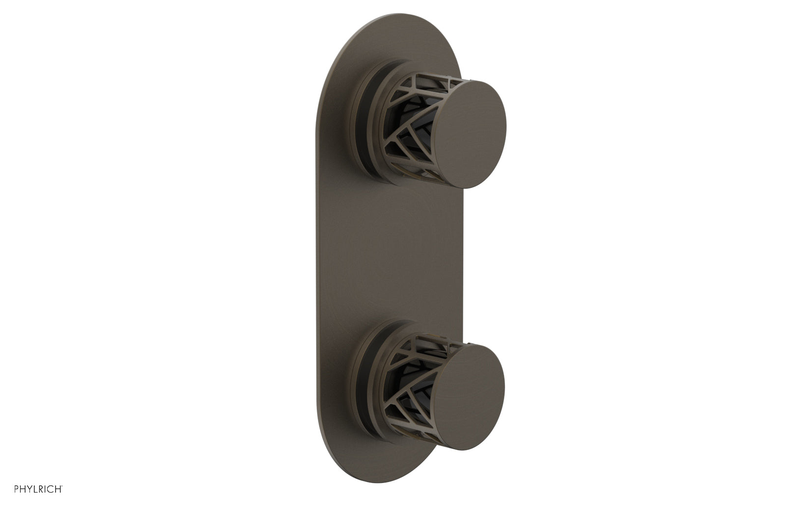 JOLIE- Thermostatic Valve with Volume Control or Diverter with "Black" Accents 4-589