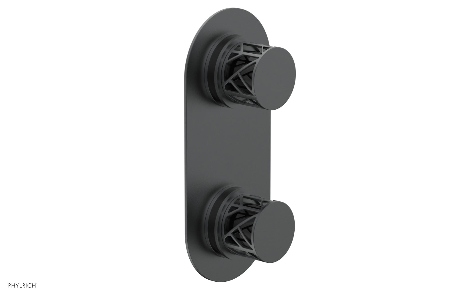 JOLIE- Thermostatic Valve with Volume Control or Diverter with "Black" Accents 4-589