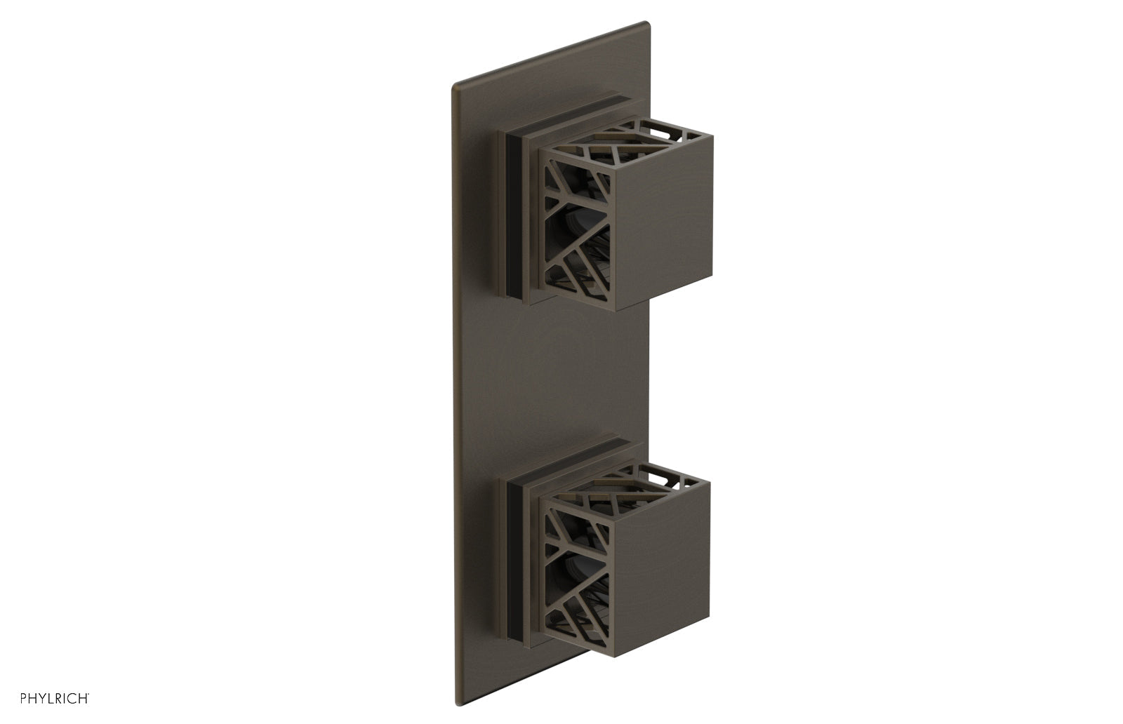 JOLIE- Thermostatic Valve with Volume Control or Diverter with "Black" Accents 4-588