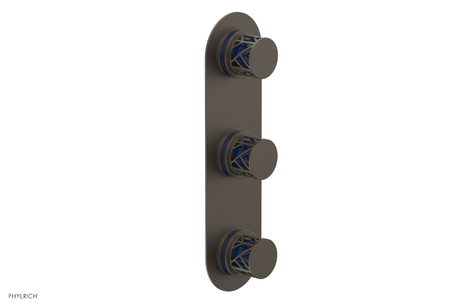 JOLIE Thermostatic Valve with Two Volume Control with "Navy Blue" Accents 4-590