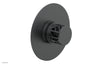 JOLIE - Thermostatic Shower Trim, Round Handle with "Black" Accents 4-592