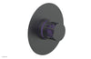 JOLIE - Thermostatic Shower Trim, Round Handle with "Purple" Accents 4-592
