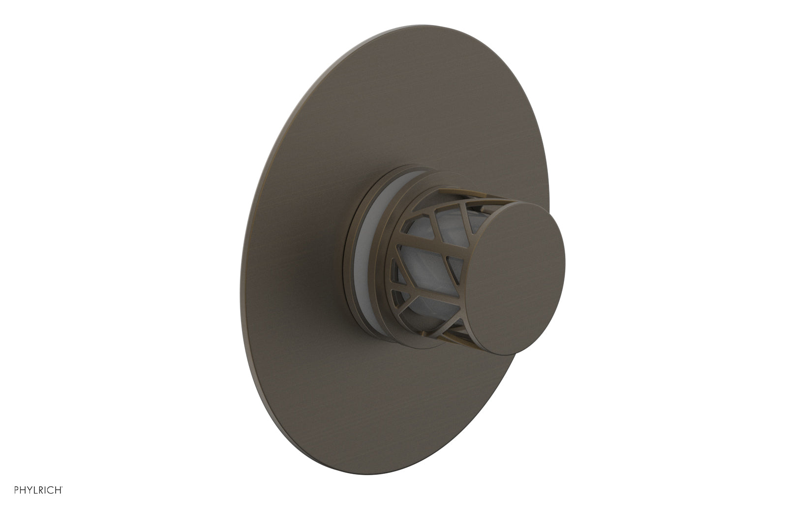 JOLIE - Thermostatic Shower Trim, Round Handle with "Grey" Accents 4-592